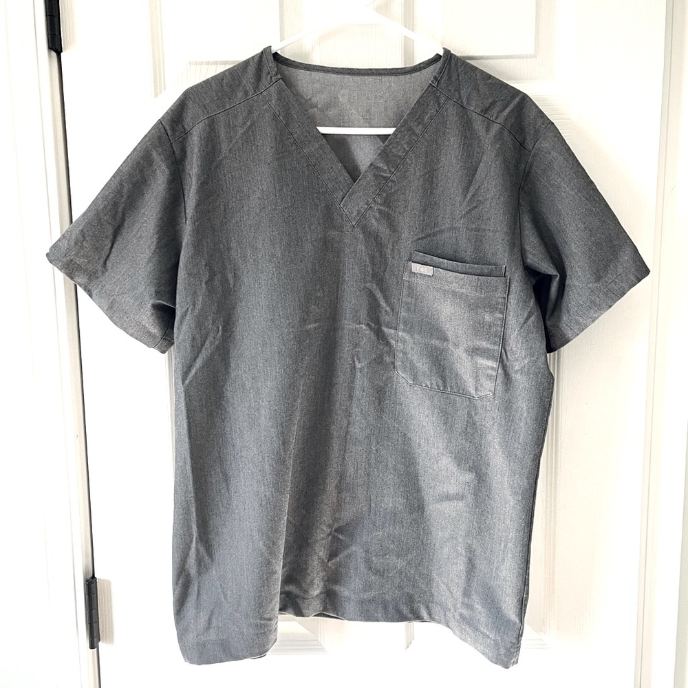 Figs Scrub Top Size M Graphite